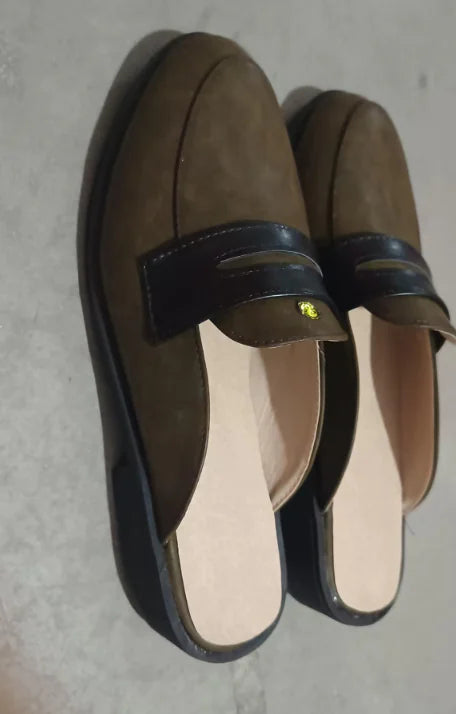 Men's Versatile Casual Leather Shoes and Slippers