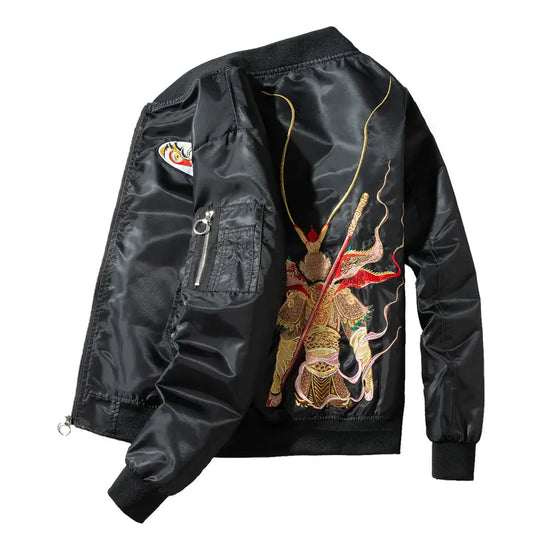 Embroidered Loose Jacket for Men - Fall & Winter Trend