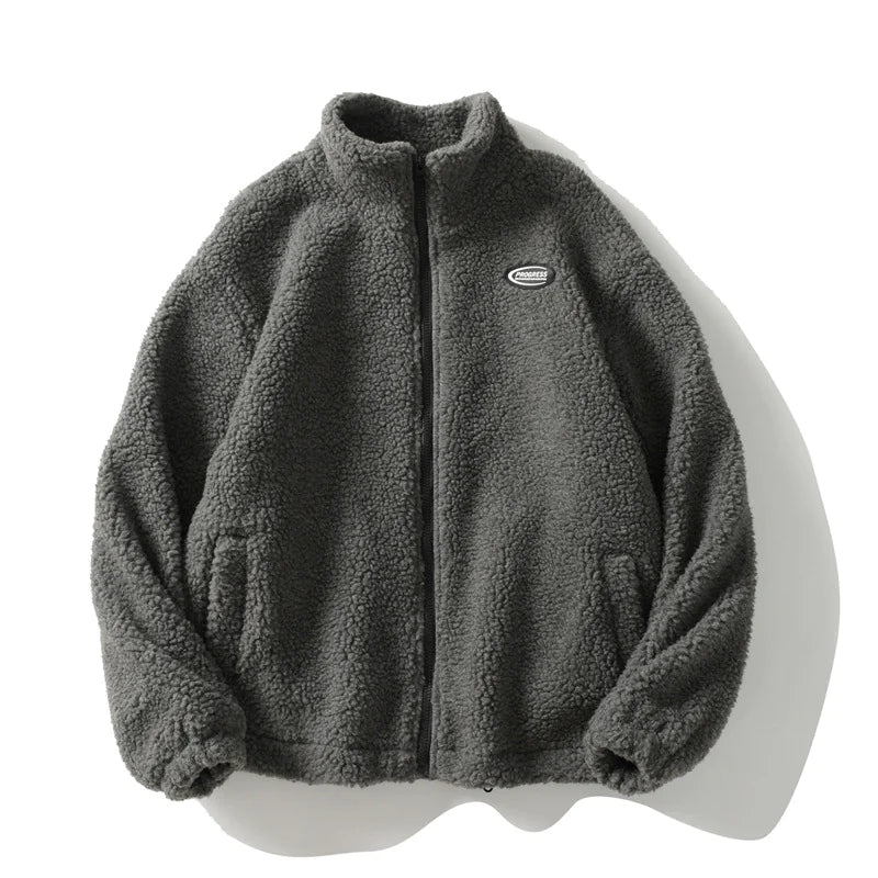 Hip Hop Winter Wool Padded Jacket for Men
