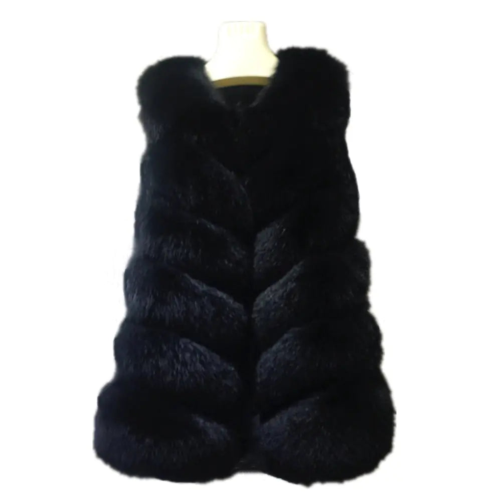 Faux Fur Casual Jacket for Autumn and Winter